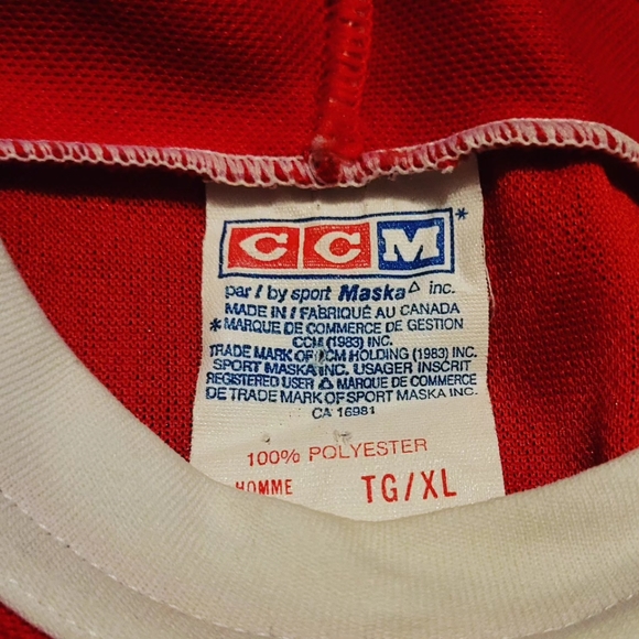 1991-92 Adult XL CCM Montreal Canadiens Turn Back The Clock NHL Hockey Jersey - Picture 4 of 4